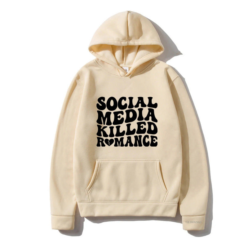 Social Media Killed Romance Hoodie 🥀