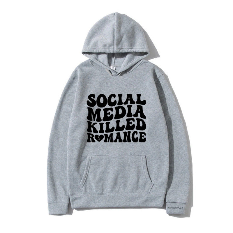 Social Media Killed Romance Hoodie 🥀