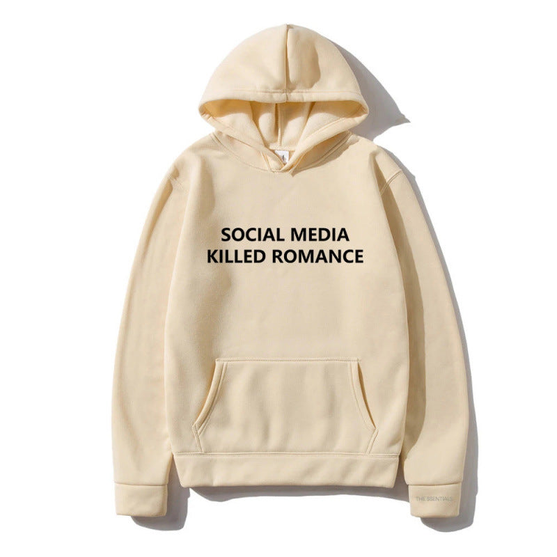Social Media Killed Romance Hoodie 🥀