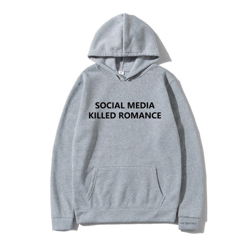 Social Media Killed Romance Hoodie 🥀
