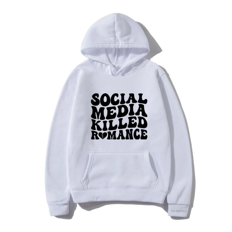 Social Media Killed Romance Hoodie 🥀