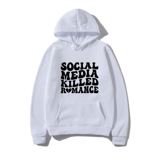 Social Media Killed Romance Hoodie 🥀