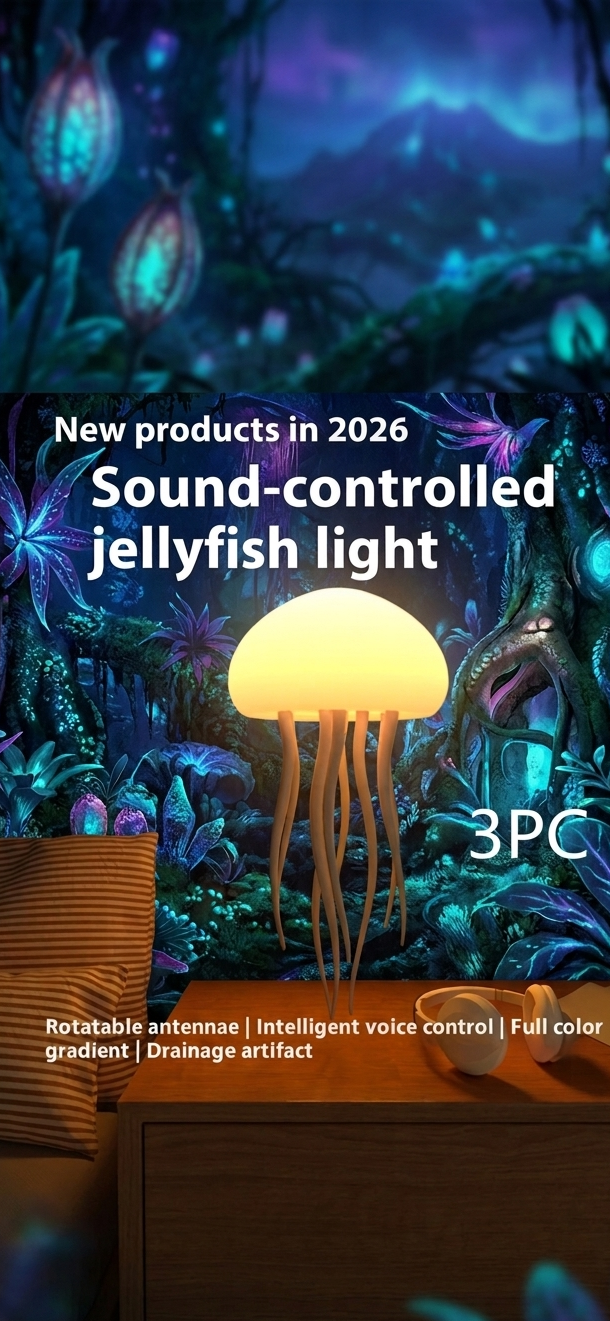 LED Jellyfish Mood Lamp™ | Aesthetic Ocean Glow Night Light